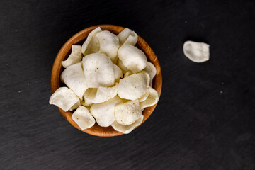 potato chips made of mashed potatoes with spices