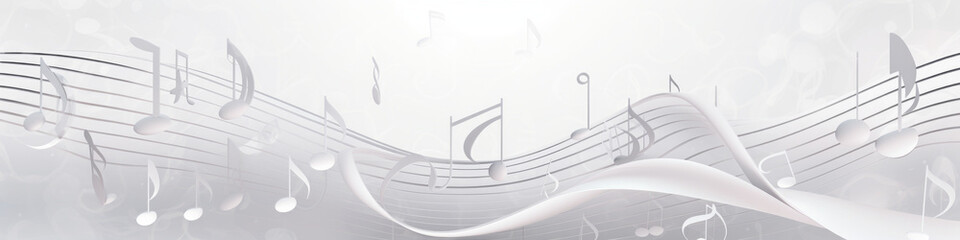 a white wall with musical notes on it Silhouettes of music notes on sheet, composing app, karaoke, white background. abstract