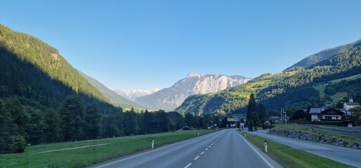  roadtrip throught autsria., austrian landscapes and country