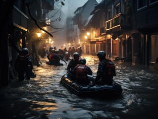 Severe Flood Rescue Operation