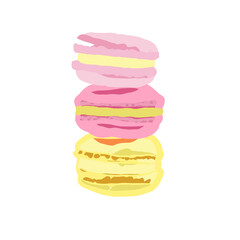 stack of colorful macaroons