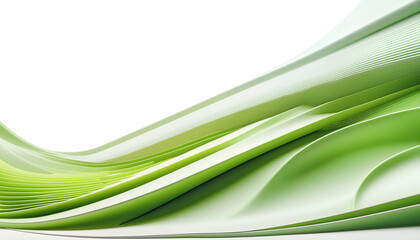 Green background of abstract lines with patterns for design