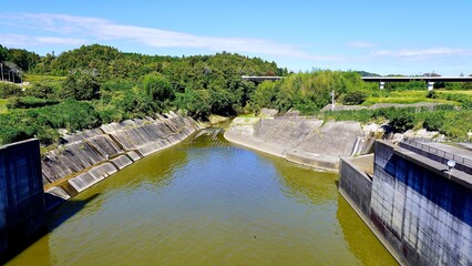 千葉県市原市の高滝ダムの風景