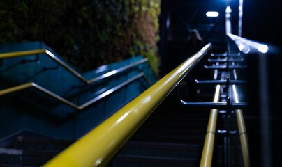 Metro city stairway Manchester UK