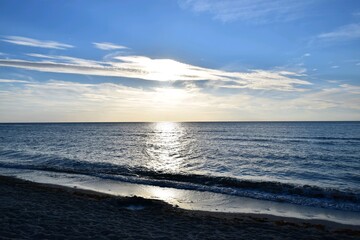Abendsonne am Strand