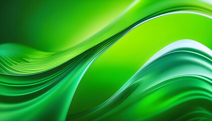 Abstract background Green eco wave, clean water and nature concept,