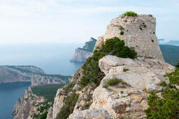 Torre Penya Trek in Natural Park of Porto Conte - Sardinia - Italy