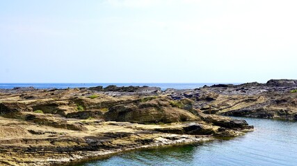 神奈川県三浦市城ケ島の海岸の風景