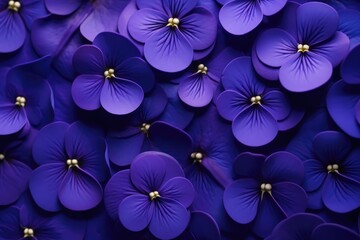 Beautiful purple pansy flower pattern. Floral spring background. Backdrop for wedding, mother's or woman's day. Springtime composition 