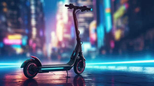 Electric scooters offering riders an immersive VR experience - Powered by Adobe