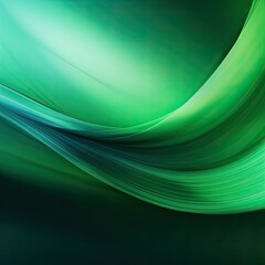 abstract green wave background