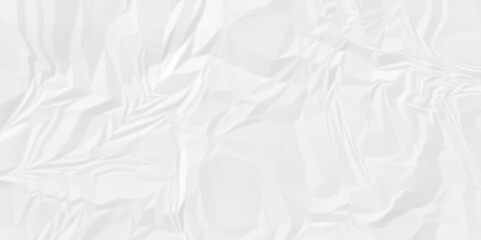 White paper crumpled texture. white fabric textured crumpled white paper background. panorama white paper texture background, crumpled pattern texture background.
