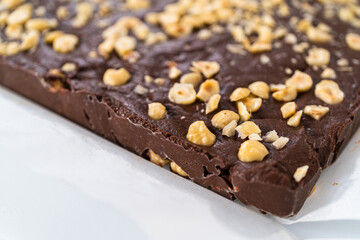 Chocolate hazelnut fudge
