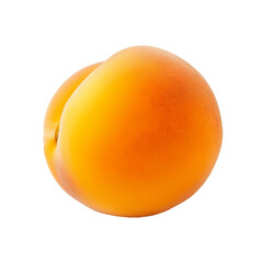 Apricot fruit depicted in full detail, vibrant color and texture, showcased against a clear transparent background.