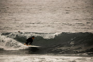 surfer in action