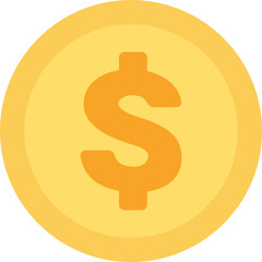 dollar coin icon