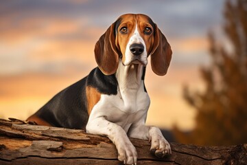 Treeing Walker Coonhound Dog - Portraits of AKC Approved Canine Breeds