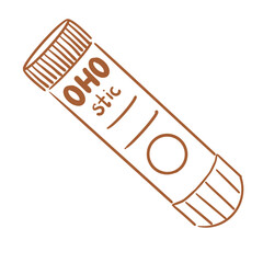 office stationaries_gluestick_vector
