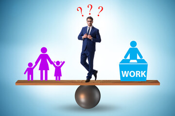 Work home balance with business people