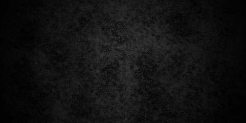 Obraz na płótnie Canvas Black stone wall texture grunge rock surface. dark gray concrete background backdrop. wide panoramic banner. old wall stone for dark black distressed grunge background wallpaper rough concrete wall.