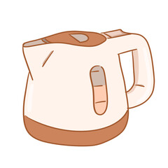 cookware_electric kitchen_color_kettle_illustration