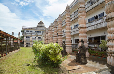 Sala Keoku in Nong Khai, Thailand is home to enormous Buddhist and Hindu sculptures