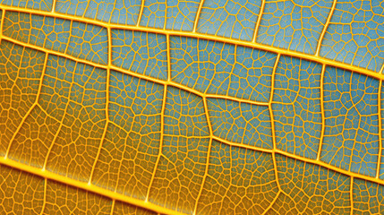 Close up of Fiber structure of  leaves texture background. Cell patterns of Skeletons leaves, foliage branches, Leaf veins abstract of Autumn , Green Leaf Texture ,Macro leaf