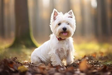 West Highland White Terrier Dog - Portraits of AKC Approved Canine Breeds