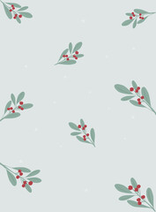 Seamless pattern christmas design for card