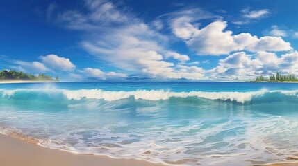Fototapeta na wymiar Beautiful Nature beauty scene beautiful blue beach so attractive
