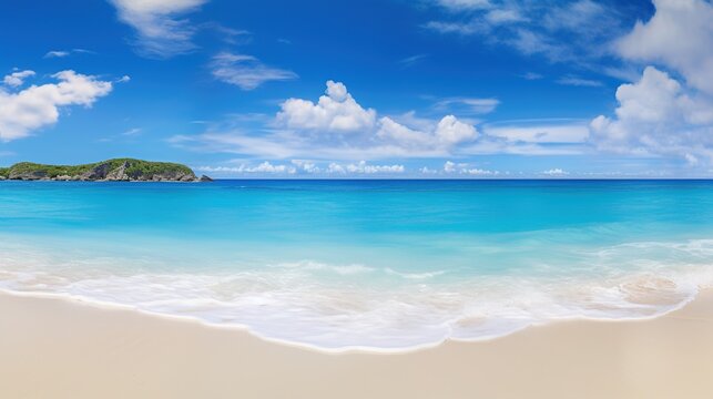 Beautiful Nature beauty scene beautiful blue beach so attractive