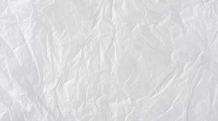 white crumpled paper texture background