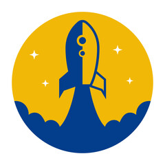space rocket logo