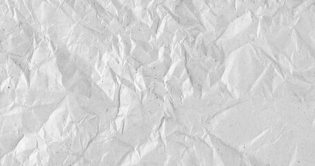 white or light gray crumpled paper texture background