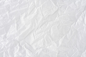 white crumpled paper texture background
