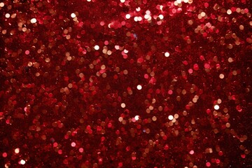 Christmas background with texture of red glitter
