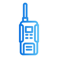 walkie talkie gradient icon
