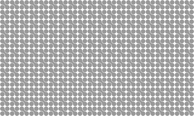 Grey metaball geometric abstract seamless pattern. Vector Repeating Texture.