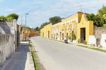 Izama, the Yellow City, known for its colonial architecture and large pyramids
