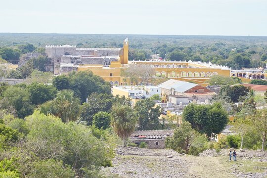 The pyramid of Kinich Kak Moo in Izamal, Yucatan, Mexico