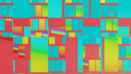 abstract background with squares and bricks