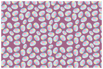 Easter Egg Pattern Background