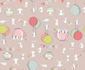 easter seamless background