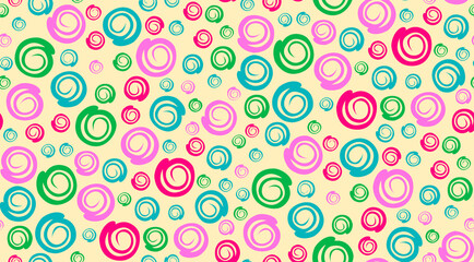 seamless pattern with circles