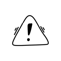Hand drawn exclamation mark