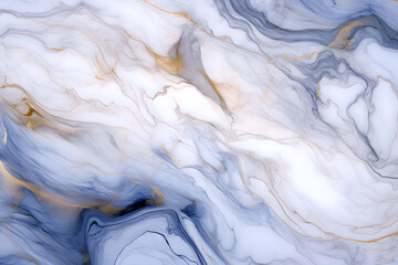 Flowing Marble-like Ink Art Background-Generative AI