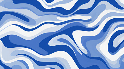Fototapeta na wymiar blue abstract wavy background | generative AI
