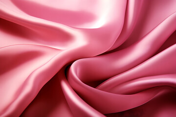 Obraz premium Glossy Red Cloth Background-Generative AI