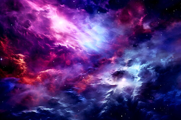 Fototapeta premium Fantastic and Colorful Landscape - Generative AI