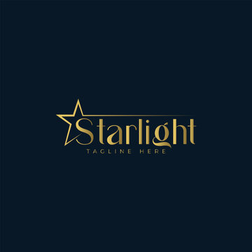 Star logo design creative minimal elegant luxury design concept